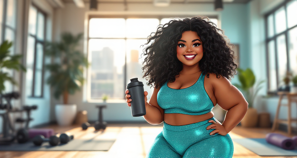Plus size personal trainer in NYC starting her 16-week transformation journey at Curvy Goddess Workout