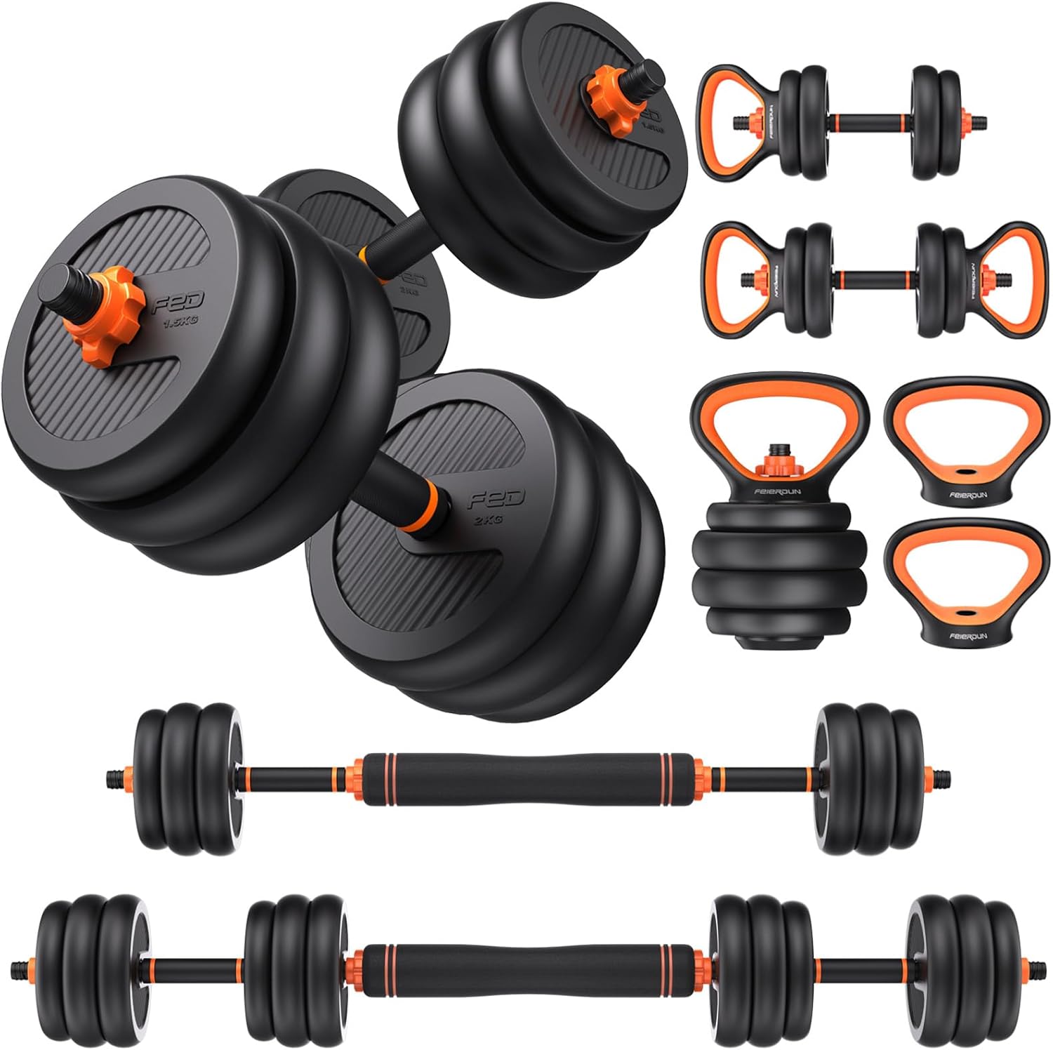 adjustable-dumbbells-plus-size-fitness Adjustable dumbbells with multiple weight settings for strength training at home.