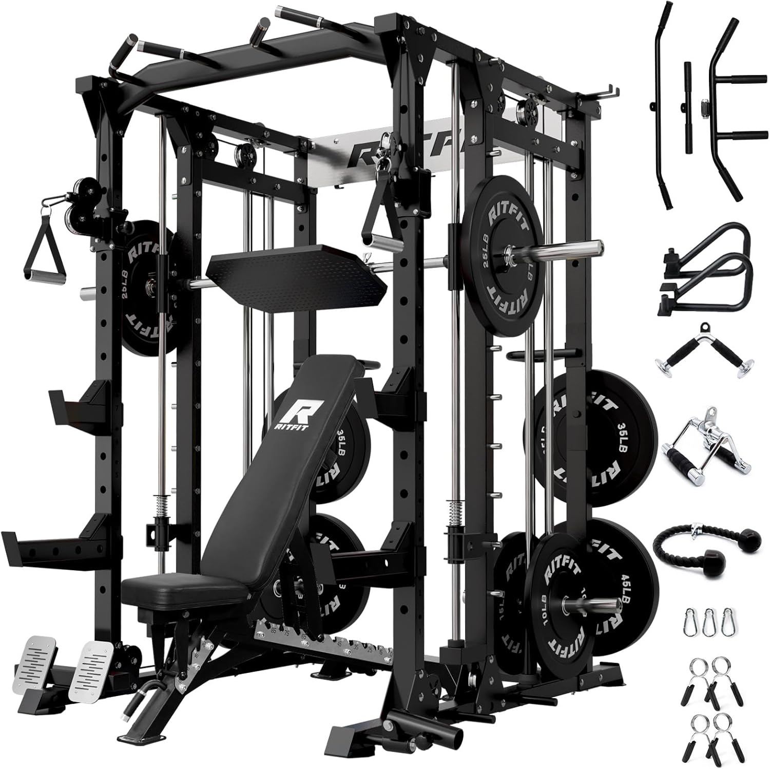home-strength-training-system Universal home weight system for strength training exercises
