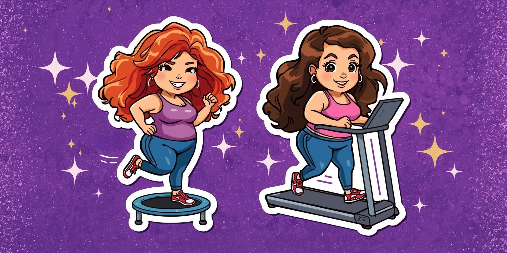 low-impact-cardio-plus-size-workout plus size women doing their plus size fitness workout cardio routine