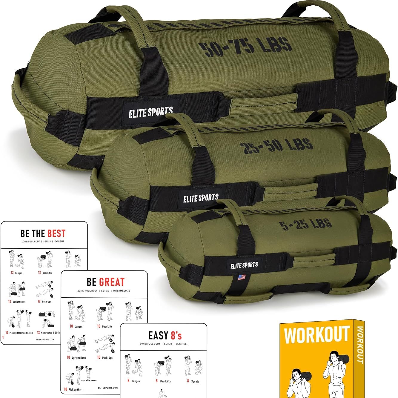 sandbag-trainer-multi-handle Adjustable sandbag trainer with multiple handles for full-body strength workouts.