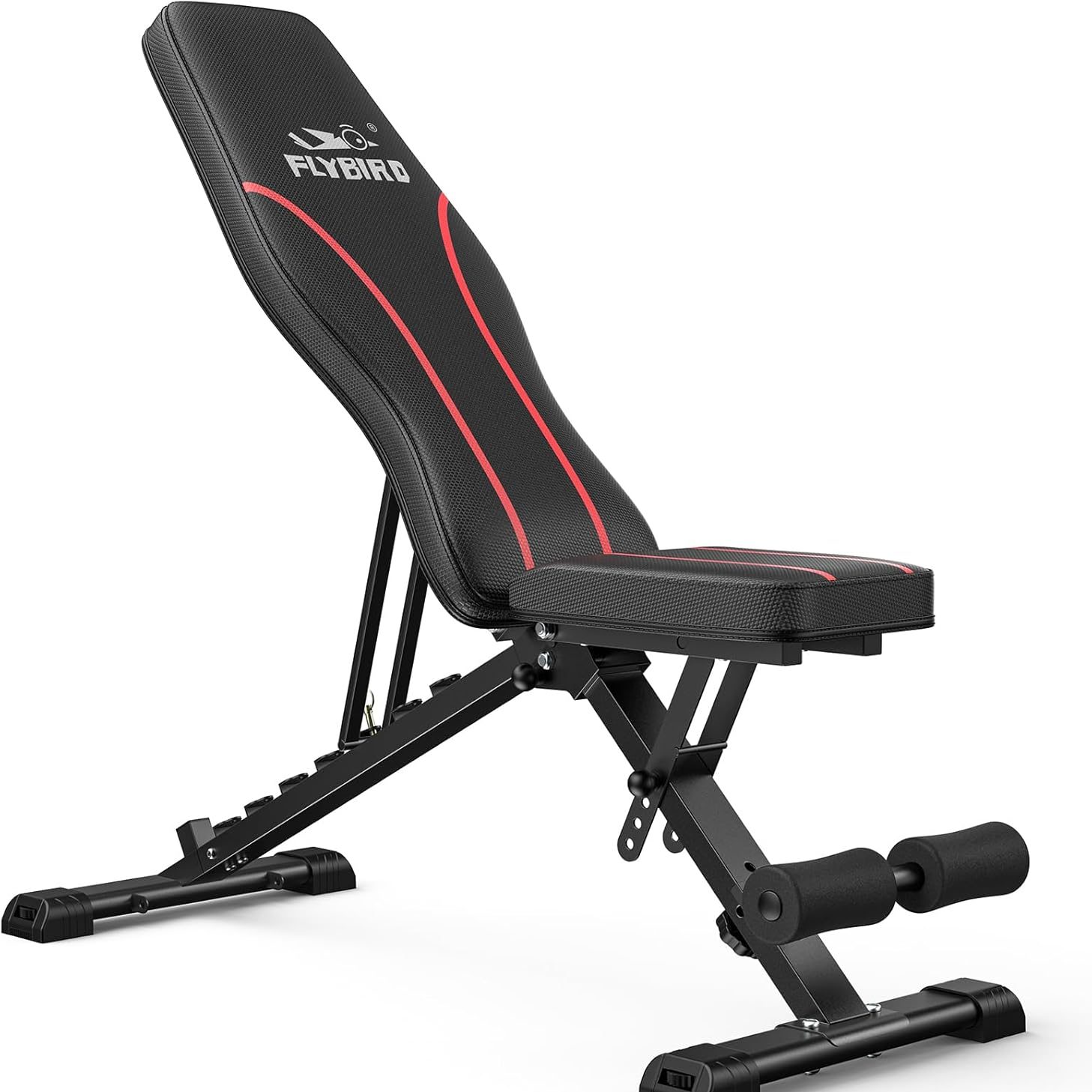 weight-bench-plus-size-strength Adjustable weight bench for strength training at home.